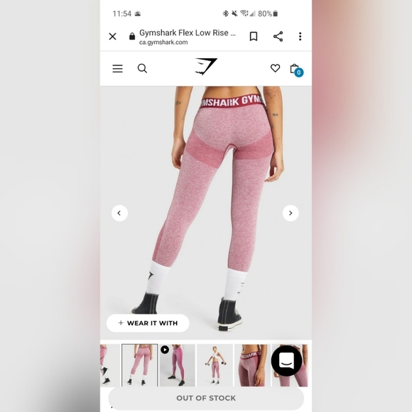 Gymshark Flex Low Rise Leggings - Picture 6 of 8